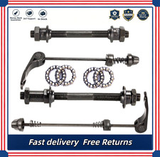 8PCS/Set Steel Bicycle Hub Bearings And Bike Axle Front Rear Quick ReleaseSkewer picture