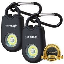 2x Personal Safe Alarm Caribiner LED Light 130DB Emergency Women Self Defense picture