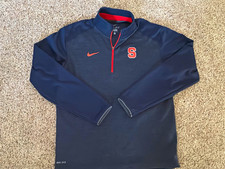 Nike Dri-FIT 1/4 Zip Pullover- Men’s Medium Syracuse Orange Long Sleeve picture