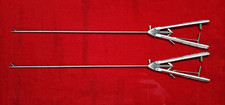 2pc-Laparoscopic Needle Holder 5mmx330mm Straight Jaw Reusable Instruments picture