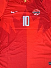 Team Canada Red Jersey 2026 World Cup, #10 J.David, new, Size Med picture