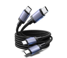 UGREEN 240W USB C Cable 2-Pack, Fast Charging for Laptops & Phones, 3.3FT | Comp picture
