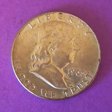 *** Franklin Half Dollar 50C Philadelphia Business Strike 90% Silver Coin*** picture