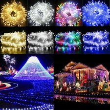100-800 LED Twinkle Fairy String Lights Christmas Tree Wedding Patio Xmas Decor picture