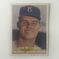 1957 Topps - Don Drysdale #18 (RC) picture