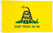 BG Rip-Proof Technology Double Sided Don't Tread On Me Gadsden Flag 3x5 picture