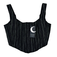 NEW Womens XXL Killstar Corset Top Fearful Forest Goth Alt Vampire Club Skull picture