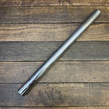 Vintage GT BMX Seatpost 22.2mm Silver CRMO Cut Bent PARTS Cut picture