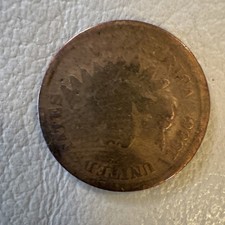 1866 Indian Head Cent Penny Early Date Civil War Era U.S. Coin Better Date picture
