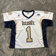 Vintage 80s 90s Adidas Notre Dame Fighting Irish Jersey picture