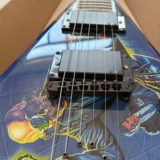 Painted Electric Guitar, Rock Style,  picture