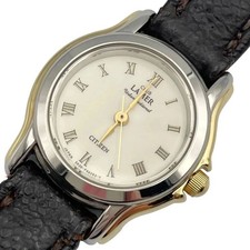 Fudo Citizen LA MER 5430-F44115 -Y Quartz Watch Analog Roman 3-Hand Round picture