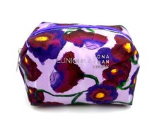 4 Bags: Clinique x Jona Than Cohen  Cosmetic Makeup Bag with Flower  Printed picture