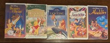 Disney VHS Lot: Aladdin, Beauty & the Beast, Lion King, Snow White, And Winnie picture
