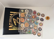 World POG Federation WPF Pogs Collector Album Binder w/ POGs - entire collection picture