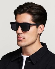 Gucci GG0010S Fashion Sunglasses 58mm - Black/Grey picture