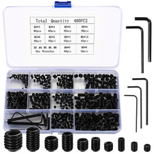 Allen Head Hex Socket Grub Screw Assortment Kit, 400 Pcs picture