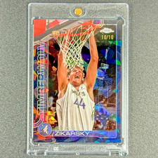 Rocco Zikarsky (RC) 2025-26 Topps Chrome Black Geometric 10/10 #296 Bookend 🔥 picture