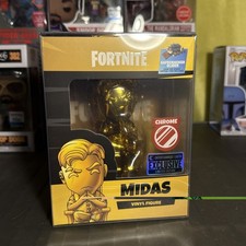 Youtooz Fortnite Midas (Gold Chrome) Exclusive Vinyl Figure LE333 Bonus Code 🔥 picture
