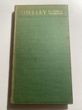 1928 Antique book Shelley by Frances Thompson 10th E burns Washbourne abb picture
