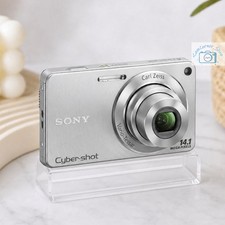 Sony Cyber-shot DSC-W350 Digital Camera Silver 14.1MP Y2K Vintage 4x Zoom picture