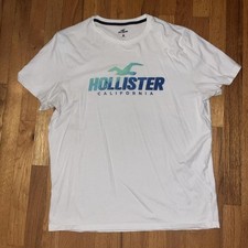 Hollister Co Men's White Tshirt picture