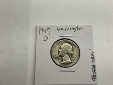 1947-D Washington Quarter Silver from Denver Mint 081526 35i picture