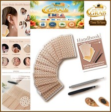 Ear Seeds Kit 600 Piece Vaccaria Auricular Acupressure Set Probe Tweezers Chart picture