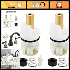 Faucet Stem Replacement for 2 Handle Faucet Cartridge - 2 Pack, Easy Install picture