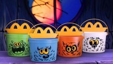 2024 McDONALD'S Halloween Bucket Pail Classic Boo Buckets HAPPY MEAL TOYS or Set picture