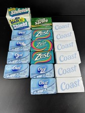 Mixed Lot (19) Vintage Bar Soap Zest Shield Irish Spring 90s 2000s NOS picture
