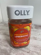 OLLY Adult Probiotic + Prebiotic Digestive Support Gummy Peach 70 Ct EXP 08/2027 picture