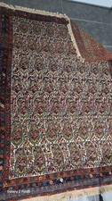 Rare Fine Antique Genuine Senneh Handmade Rug Paisley Boteh Design picture