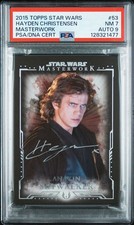 2015 Star Wars Masterwork #53 Anakin Skywalker Hayden Christensen Auto PSA/DNA picture