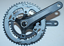 Prowheel Forged RPL TT Double Crankset 170mm 50/34t 110BCD Black MTB Gravel Road picture
