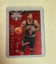 2014-15 Panini Totally Certified Derrick Rose #61 Platinum Red /279 Color match  picture
