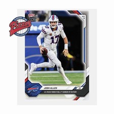 Josh Allen 121-Rushing Yards 2026-27 NFL Topps NOW Card 59 Presale picture