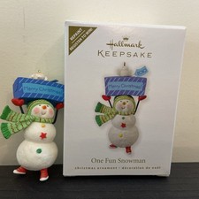 Hallmark Keepsake Ornament 2010 One Fun Snowman Repaint ] picture