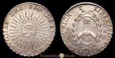 Argentina 8 Reales (26,73 gramosg) 1815 Provincias del Rio de la Plata PTS F Er picture
