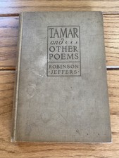 Tamar and Other Poems By Robinson Jeffers 1st Edition 1924 picture