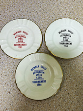 Vtg Bethlehem Steel Club Member Guest Golf Tournament Ashtray Lot 1963 1965 1966 picture
