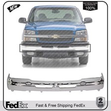 1-Piece Front Bumper Face Bar For 2003-2006 Chevrolet Silverado 1500  picture