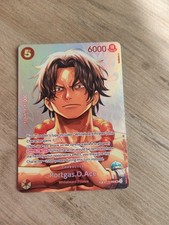 Bandai One Piece Card Game Portgas D. Ace SR SP Special Foil ST15-005 picture