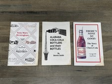 3 Alabama Coca-Cola Chero-Cola Bottles History Reference Booklets Dennis Smith picture