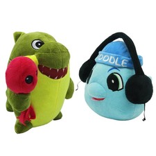 New Doodle And Arkey Plush Toy Cartoon Soft Stuffed Doll Kids Fans Birthday Gift picture