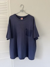 VTG Sun Fade Gradient Ghost Pocket Boxy Thrashed T-Shirt XL picture