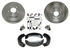 Fits For 09-11 HHR 09-10 Cobalt 09-10 G5 (2) Brake Drums 5 Lug Shoes 6Pc Kit picture