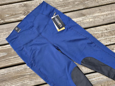 NWT Kerrits Fleece Lite II knee patch riding breeches tights - Size LARGE picture