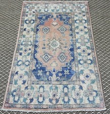 Kazak Oriental Accent Rug 3x4 Hand-knotted Wool Geometric Carpet for Foyer picture