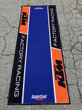 SuperCool KTM Factory Racing Moto Mats - Rubber Type PVC picture